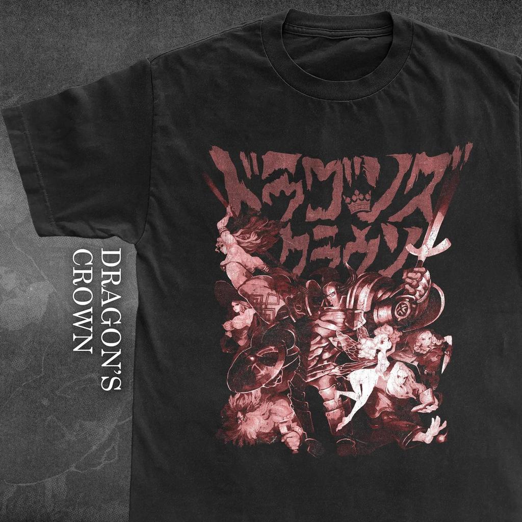 DRAGON'S CROWN - Vintage Style TShirt and kids shirt