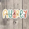Custom Name Stickers, Personalization, Colorful Stickers, Aesthetic Stickers, Water Bottle, Laptop, Best Friend Gift, Cute Tumbler Sticker