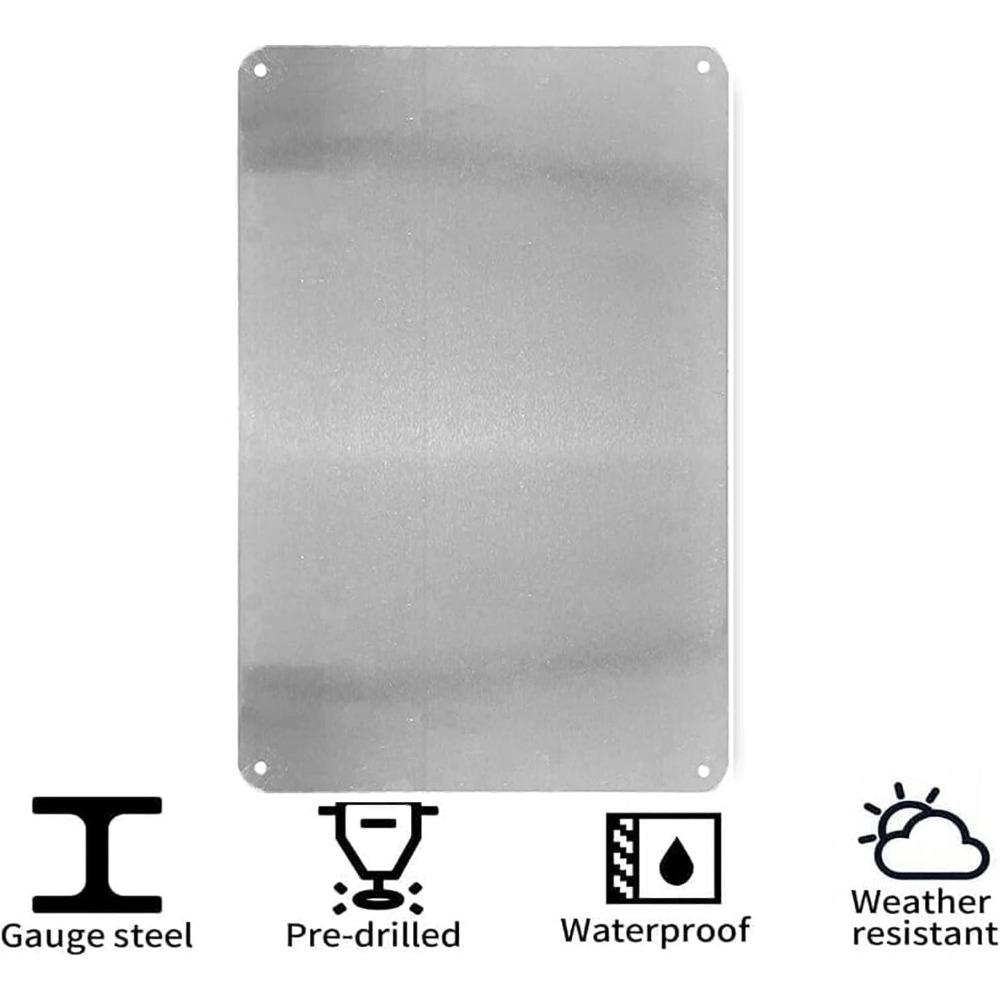 Mermaid Metal Wall Art Rustic Retro Tin Sign for Beach Decor