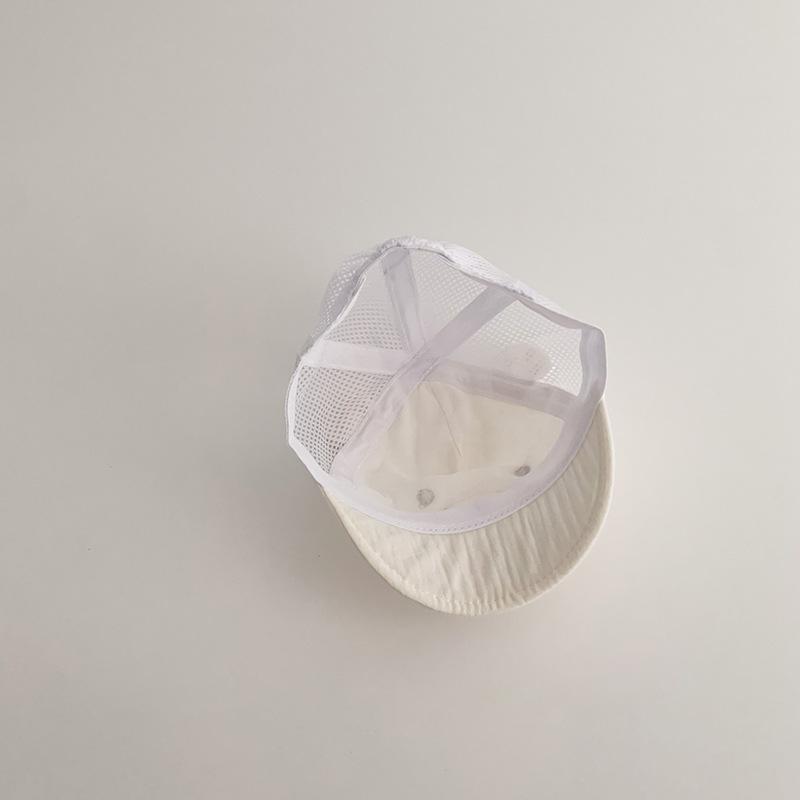 Кепка с мультяшным медведем для детей от 0 до 6 месяцев, кепка с утиным язычком, мягкая хлопковая детская бейсболка с короткими полями, симпатичные солнцезащитные козырьки для мальчиков и девочек