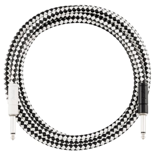 Fender/Pro 10' Instrument Cable Checkerboard Fender Shielded Cable