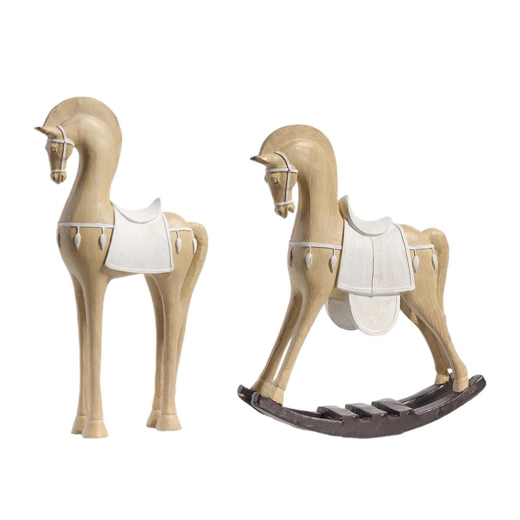 Лошадь Украшение Домашний Обеденный Стол Рабочий Стол Гостиная Скульптура Лошади