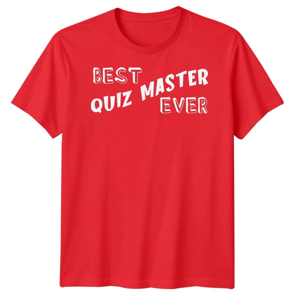 Best Quiz Master Ever Unisexs Unisex TShirt Tee Funny Unisex Gift