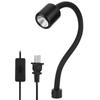 12W LED Magnetic Work Light Flexible Gooseneck for Machine Tools Lathe Industrial Lighting