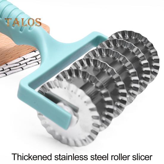 Резак для блинов, роликовый нож для резки, многоразовый универсальный нож для пиццы, роликовый резак для печенья, кондитерских изделий, кухонный гаджет