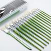 ARTIFY Oil Paint Brush Acrylic Paint Long Pig Hair for Oil Gouache Professional Series Set, Brushes, 15-piece Set, Handle, Brush, Painting, Acrylic,