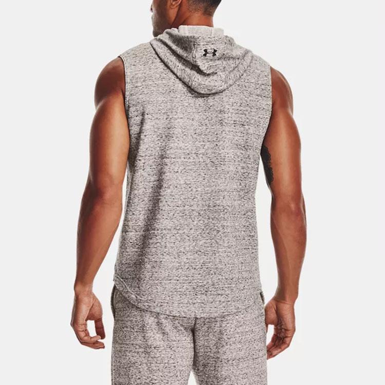 Under Armour Жилет трикотажный с капюшоном Project Training, мужской жилет, белый 1367108-112