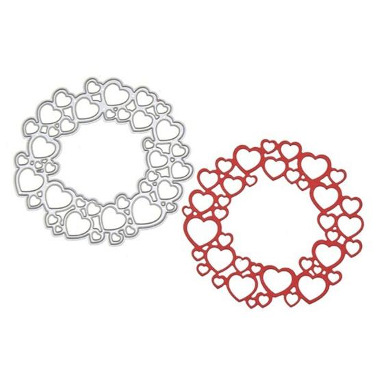 Сердце металлический трафарет трафареты DIY скрапбукинг тиснение бумажные карты ремесла