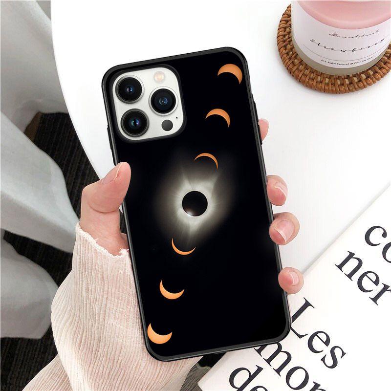 Мягкий чехол для телефона Funda Space Moon Astronavt для iPhone 14Pro 11Pro 12 13Pro Max 5S 6S XS 7 8Plus SE XR 12Mini Coque Cases