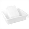 Lainuo 10-Pack White Plastic Storage Box Set