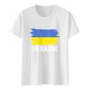 Модные женские футболки с принтом флага Украины, с коротким рукавом, смешные топы, футболки с графикой, унисекс футболки, одежда для женщин и мужчин