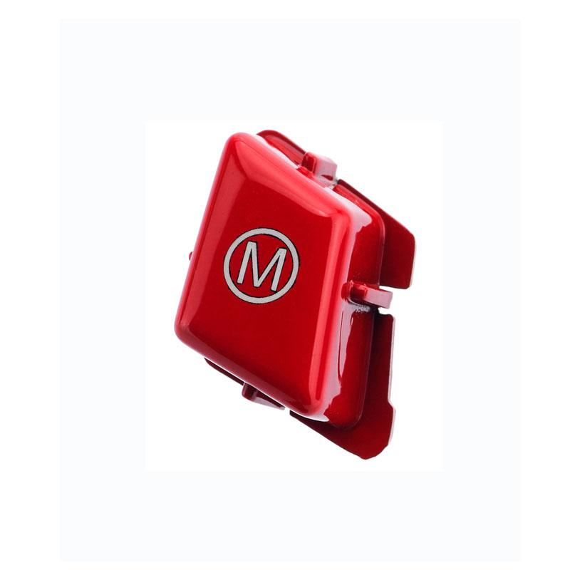 Автомобильный руль с буквенной кнопкой M для BMW 3 серии M3 E90 E92 E93 2007-2013, автоаксессуары, переключатель Peplacement