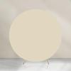 Double-Sided Cover For Round Balloon Arch Photo Wall 200 Cm Champagne