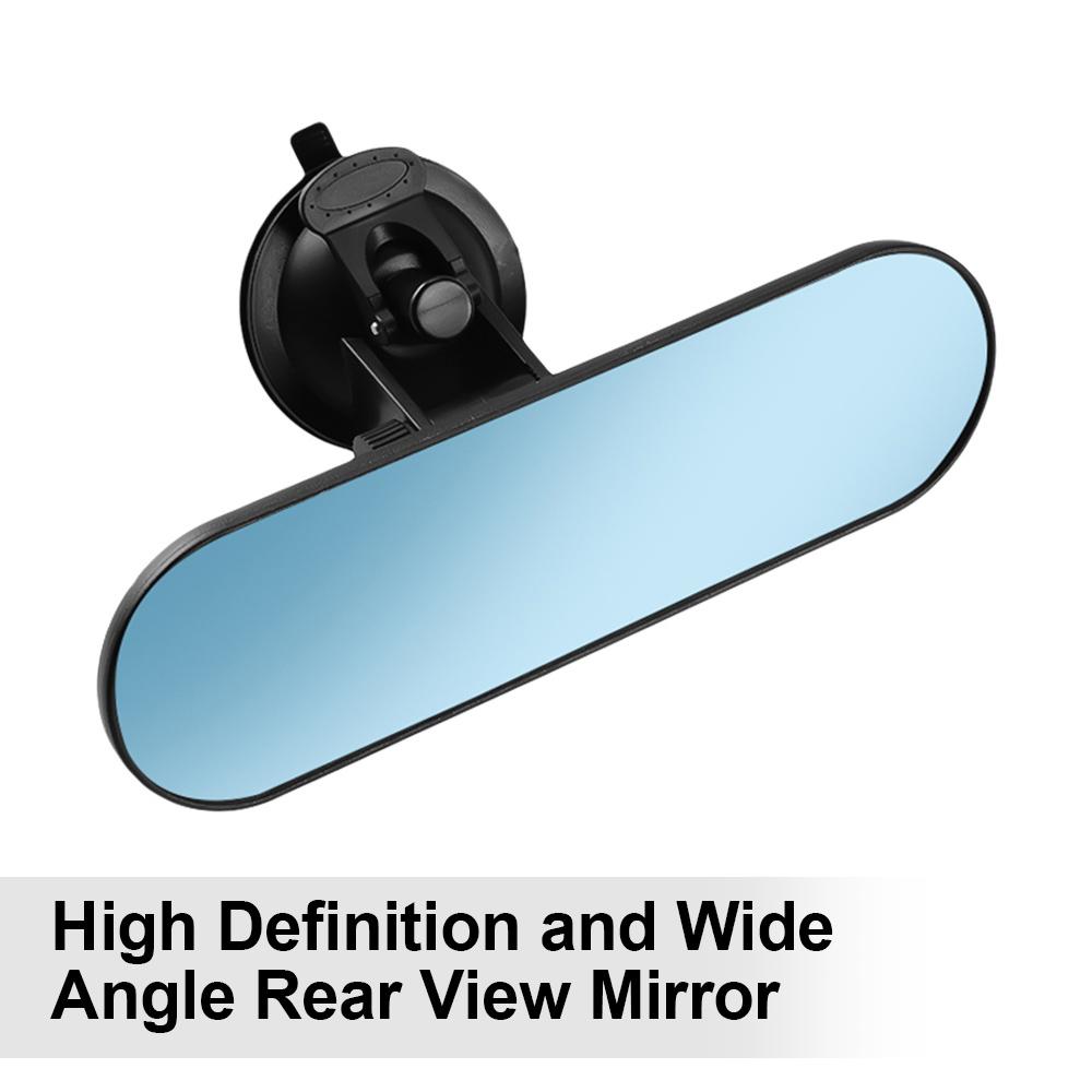 Rear View Mirror, Universal Car Truck Mirror 360degrees Adjustable Interior RearView Mirror with Suction