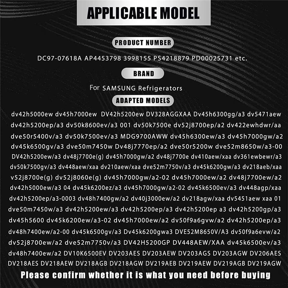 dryer drum gasket DC97-07618A for Samsung.