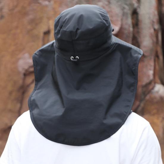 Mosquito Head Net Hat with Fan for Men Women Wide Brim Sun Hat with Mesh Net Summer Cooling Bucket Hat for Outdoor Fishing Hiking