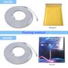 LED Neon Rope Lights with App/Remote Control 5V Music Sync Waterproof Flexible DIY Design RGB Strip Lights for Bedroom Party