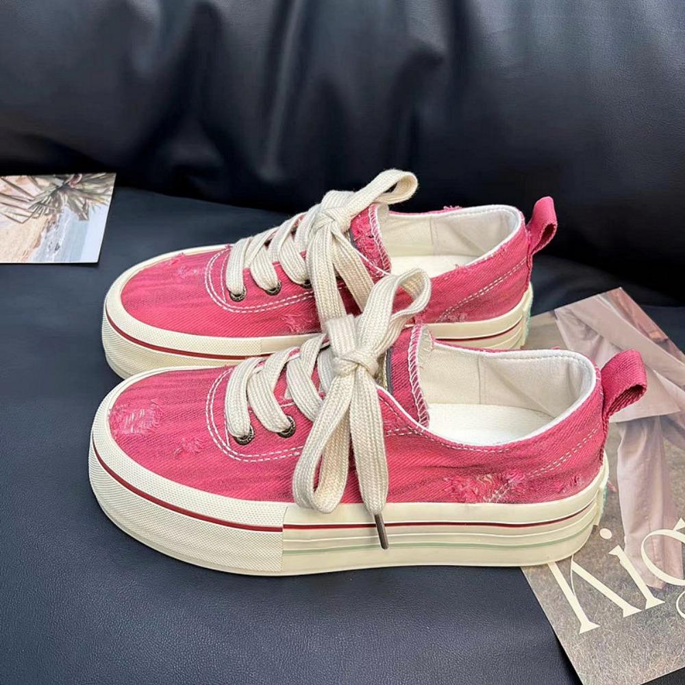 Модные парусиновые туфли для женщин 2024 года, новые универсальные студенческие туфли для сноуборда, женские вулканизированные туфли, кроссовки для женщин Zapatillas Mujer