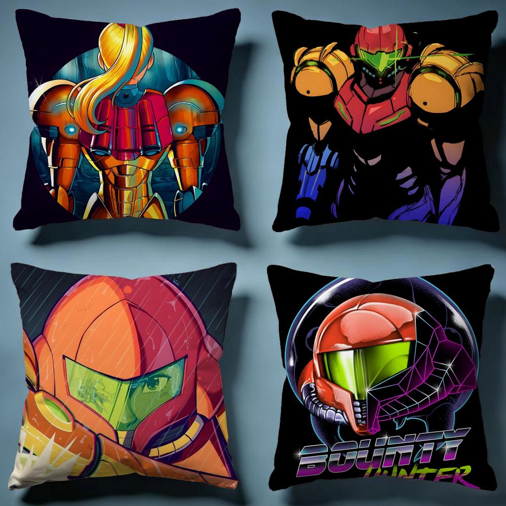 Popular MMetroided Cushion Cover Soft Decorative Pillow Case Suitable for Bedroom Sofa Car Travel Use
