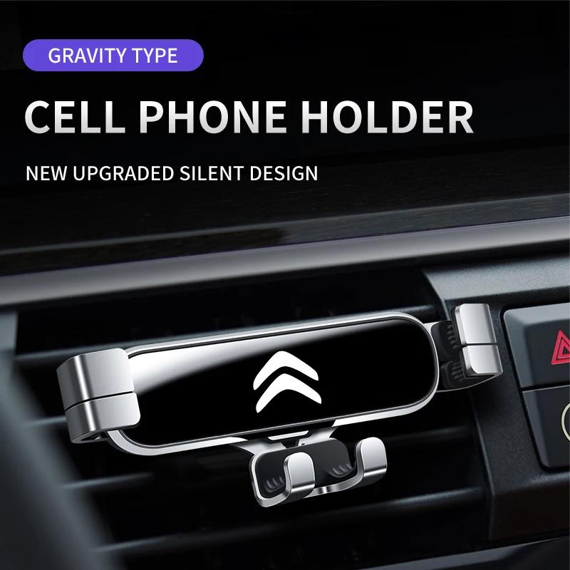 APG1  Gravity Car Phone Holder Mobile Stand GPS Support Mount For Citroen C4 C3 C5 C1 C2 C6 VTS C4L DS3 DS4 DS5 Grand Berlingo