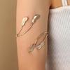 Popular Accessories Hollow Out Geometric Pattern Bracelet Leaf Butterfly Arm Chain