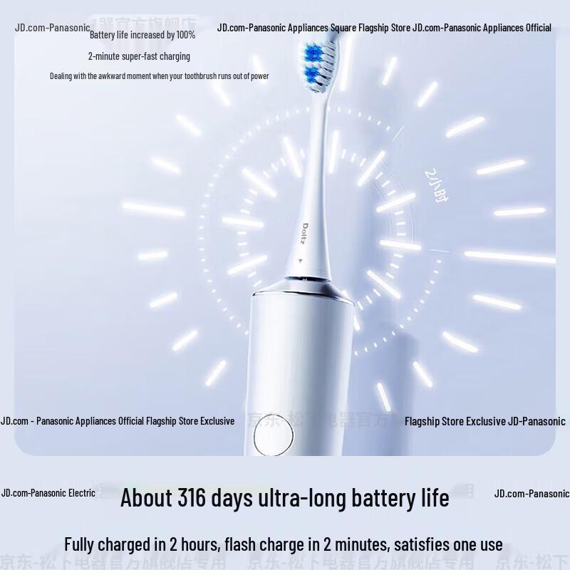 Электрическая зубная щетка Panasonic Smart Sonic с УФ-стерилизацией