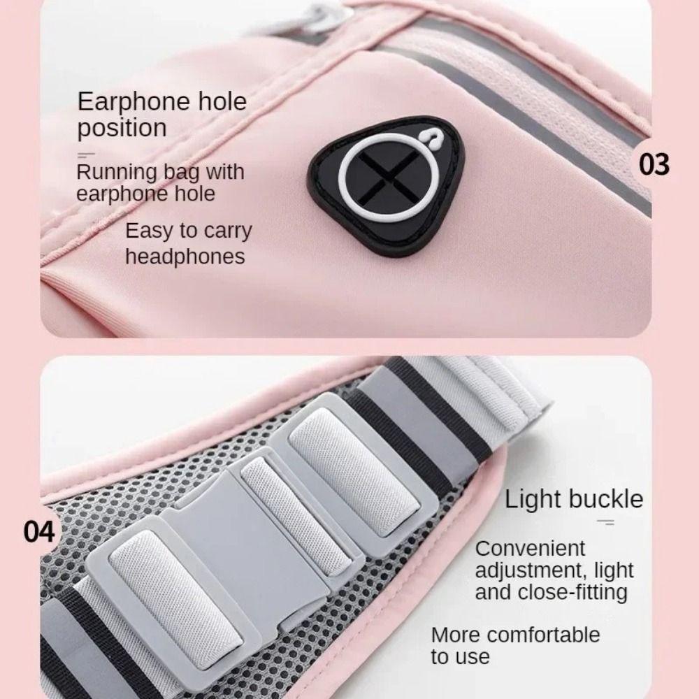 Lightweight Running Waistband Invisible Phone Pocket for Running Women Running Belt Pouch Gym