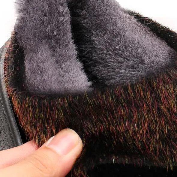 WTEMPO Женские зимние теплые большого размера вышитые лыжные ботинки мягкая подошва плюшевые противоскользящие холодостойкие ветрозащитные повседневные ботинки