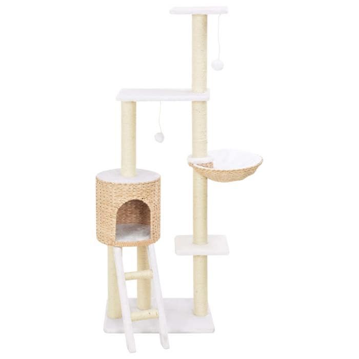 VidaXL Cat Tree with Sisal Scratching Posts Seaweed