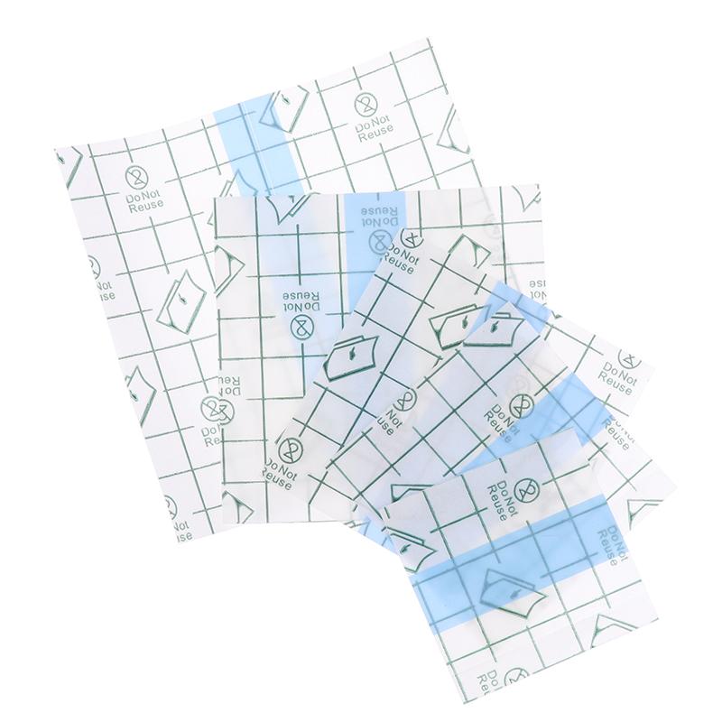 100 шт. Медицинская адгезивная водонепроницаемая лента Прозрачная лента ПУ Гипоаллергенная Лекарственная повязка для ран Фиксирующая лента