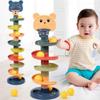 Creative Rotating Track Rolling Children's Baby Educational Toys Spinning Sliding Ball Tower Stacking