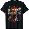 Horror Movies Character Halloween Costume Gift T-Shirt Gothic Style Graphic Tee Top Short Sleeve Blouses T-Shirts Women’s