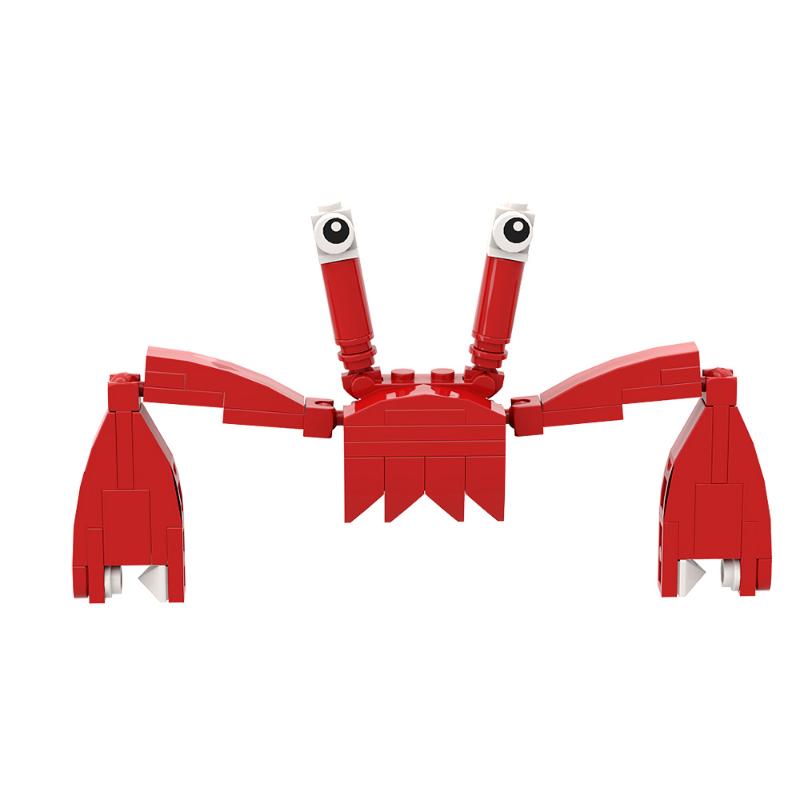 Gobricks Garten Of Banban Bricks Game Green Headed Monster Flamingo MOC Model Building Blocks Children's Educationa Gifts