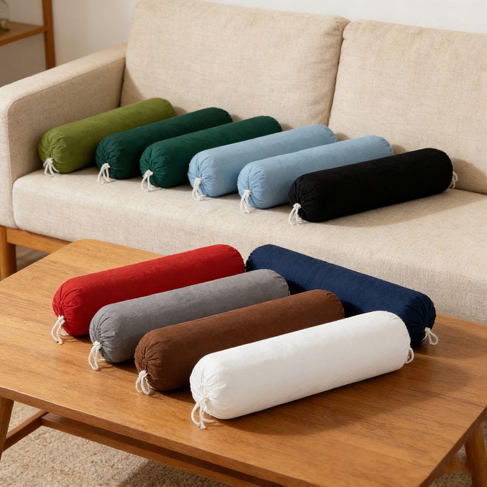 Washable Cylindrical Pillowcase 106x35cm Pillow Sleeves Round Bed Roll Cushions Bedroom