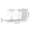 Carbon Steel Floor Guide Silver Sliding Door Hardwares Hardware Door Roller Guide  Doors