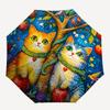 1pc Auto-Folding Umbrella with 3-Fold Design, 8-Bone Iron Frame, Perfect for Festivals, Travel, Daily Use, and Gifts!B052