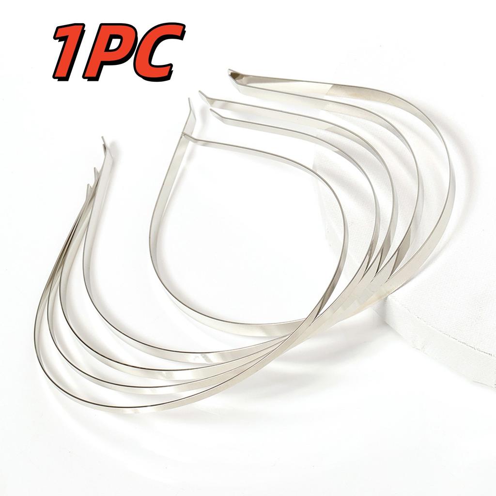 1 шт. Металлические ободки для волос DIY, Пустые гладкие обручи для волос, Повязка на голову, Однотонные тонкие оптовые ободки для мужчин и женщин, Аксессуары для волос ручной работы