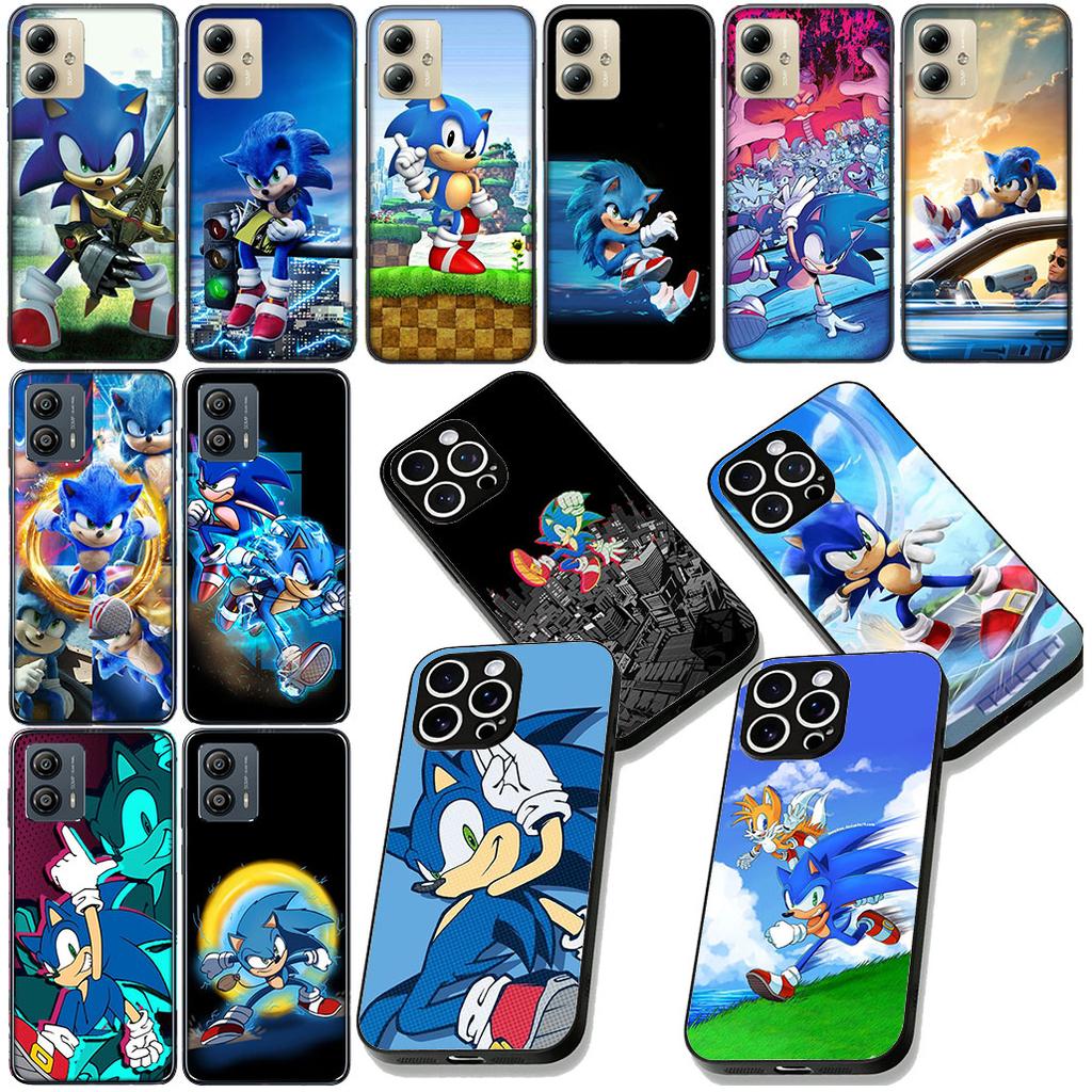 Hedgehog Cartoon S-Sonics Anime Cover for Samsung Galaxy A06 A05 A14 A50 A51 A52 A12 A13 A23 A70 A07 A25 A26 A72 A56 Phone Case