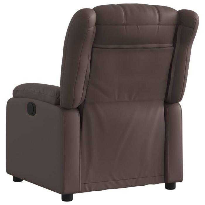VidaXL Fauteuil Inclinable, Chaise avec Repose-pieds, Siège avec Dossier et Accoudoirs, Meuble de Salle de Séjour, Moderne, 373562