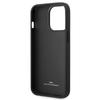 Etui do iPhone 14 Pro BMW Skórzane Wzór Diament Czarne