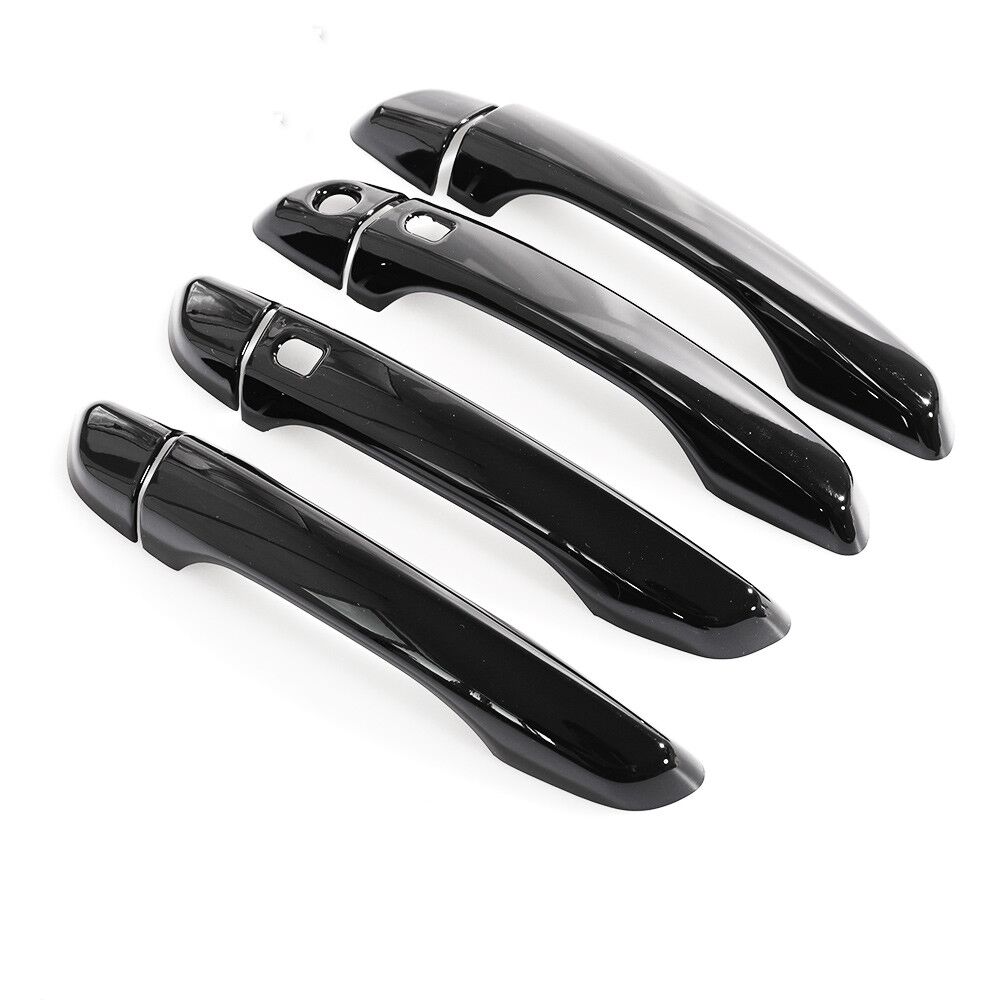 Для Hyundai Verna Elantra 2017 2018 глянцевая черная ручка двери автомобиля Накладка Наклейка Стайлинг Авто