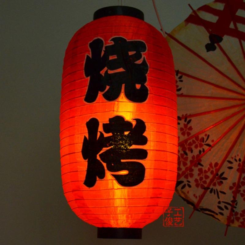 25x48cm Japanese Style Hanging Lanterns Waterproof Cloth Pub House Sushi Restaurant Decor Sign Home Festival Decoration Lantern