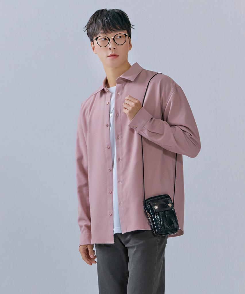 CHASECULT Men'S Solid Basic Shirt-Cezk5401B0P