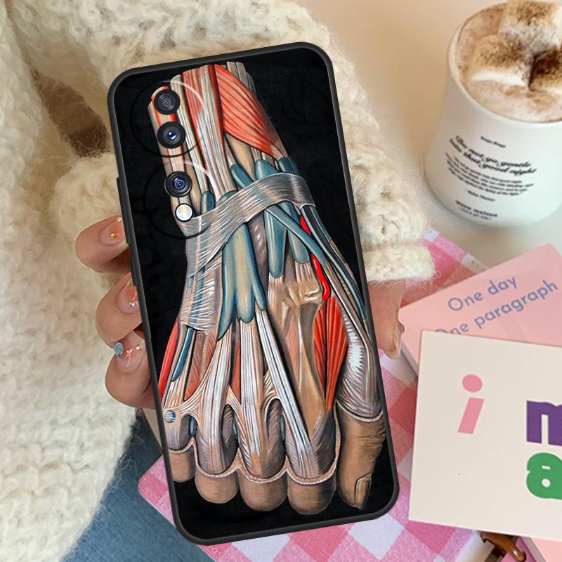 Медицинские Органы Человека Меридиан Искусство Для Honor Magic 8 Pro 6 5 7 Lite Чехол Для Honor 50 70 90 200 400 X8b X9a X9b X9c X9d Win RT