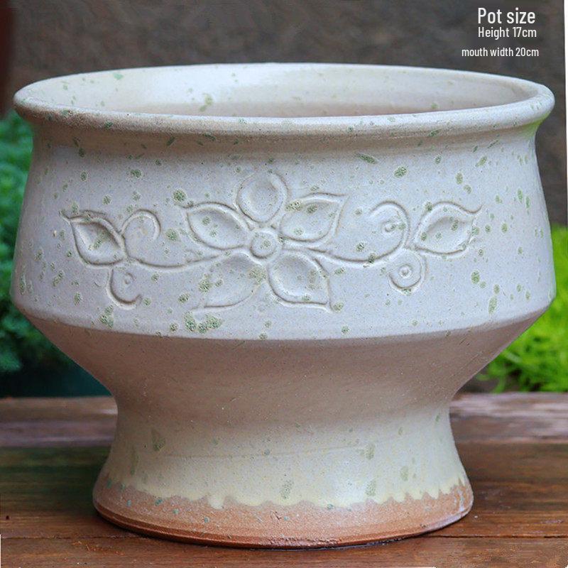 Специальное предложение: Высокий ретро-керамический цветочный горшок для суккулентов или зеленого редиса