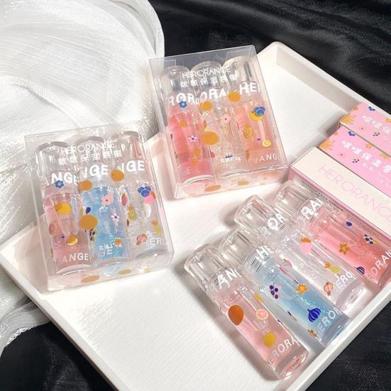 Текстурная увлажняющая мини-прозрачная глазурь для губ для девочек