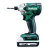 Rechargeable Impact Driver 18V2Ah with 2 and Case MTD002DSAX Batteries, Charger,