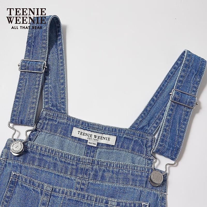 Teenie Weenie Женское джинсовое платье-сарафан А-силуэта