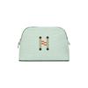 Hermès Bolide Crazy H Вышитый узор Отделка палладием Хлопковый мешок для хранения Средний Женские сумки Облачно-белый Мятно-зеленый H103751M04