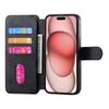 For iPhone 15 Magnetic Case CASENEO Detachable Leather Phone Wallet Cover